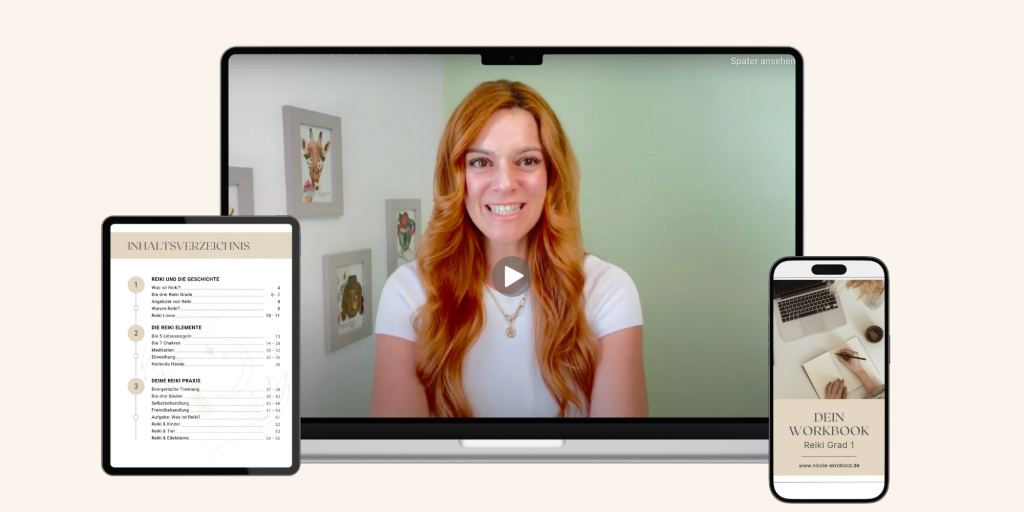 Lerne Reiki 1 online zu Hause
